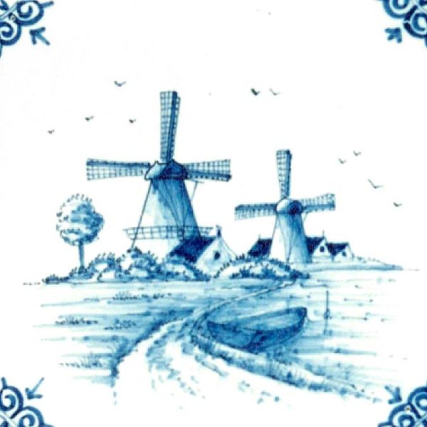 Custom Delft tile selections from Amsterdam Corporation