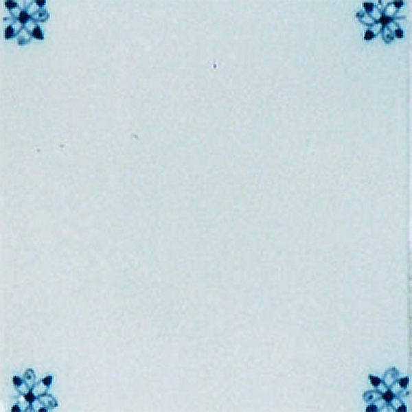  A Blank Tile with traditional “Spider-Head” design. 
Dimension: 13 x 13 cm.