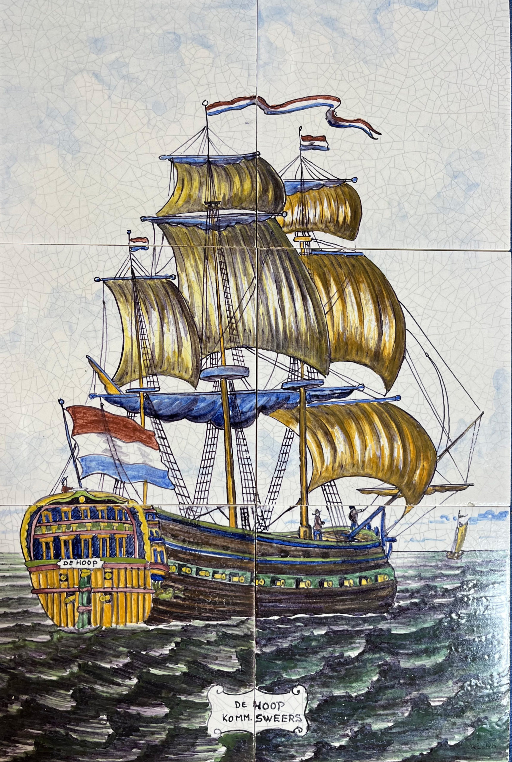 W-33 - Westraven: Murals - Ship on 6 tiles