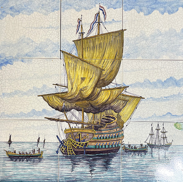 W-34 - Westraven: Murals - Ship on 9 tiles