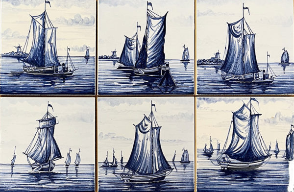 W-04 - Westraven: Decos:  Ships in Harbor - Set of 12 - Image 2