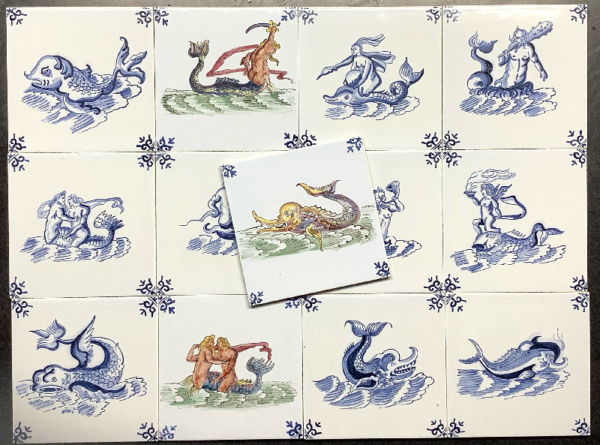 W-07 & W-08 - Westraven Decos:  Sea Creatures - Set of 13 - Image 5