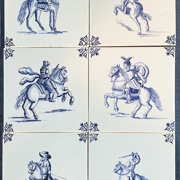 W-09 - Westraven Decos - Horsemen - Set of 6