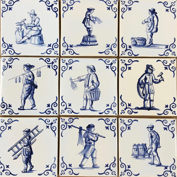 W-40 - Westraven: Thick Decos - Workmen - Set of 8 (+1 bonus tile)