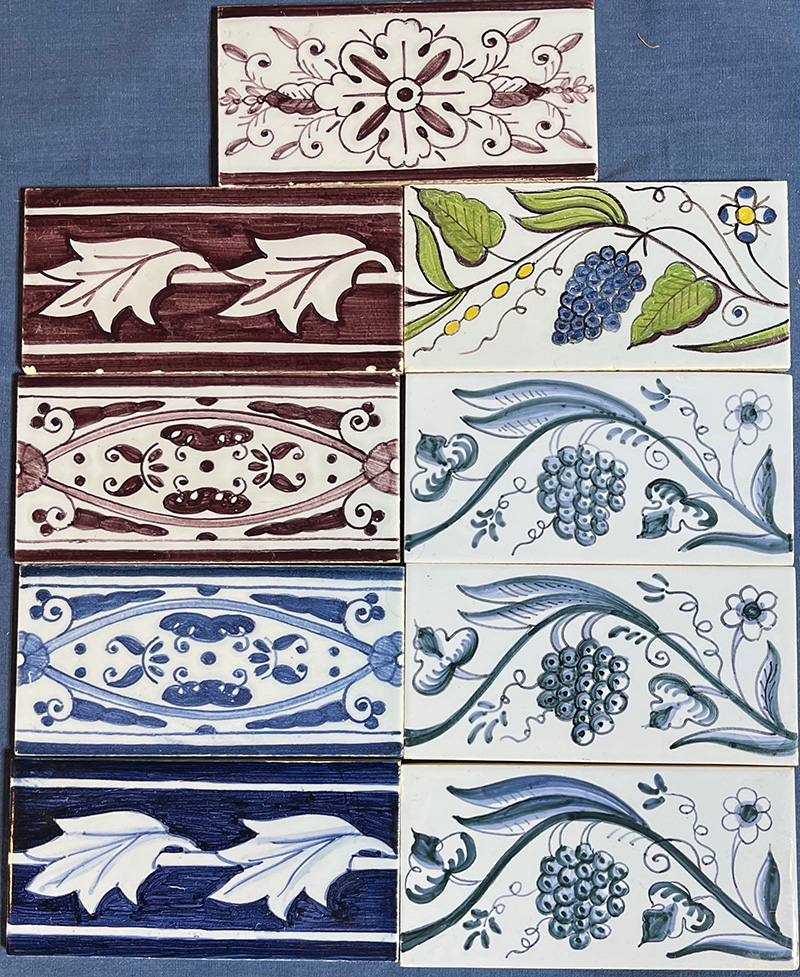 W-48 - Westraven: Miscellaneous Border Tiles - Set of 9