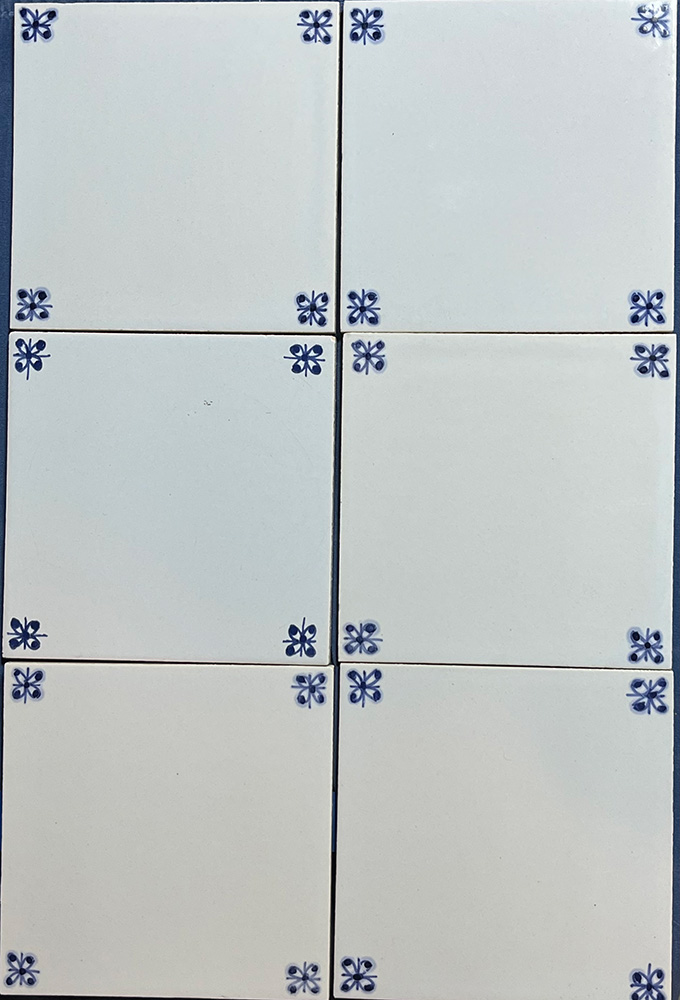 W-55 - Westraven: Field Tile - Spider Corners - Set of 12